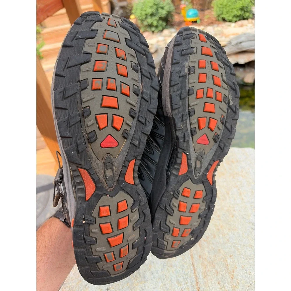 Salomon XA 3D Ultra 2 Trail Running Shoes Black Grey Orange Mens 10.5 112189